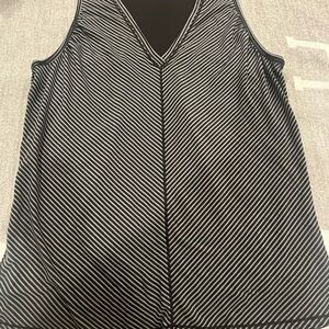 Lululemon Athletica Black and White Tank Top